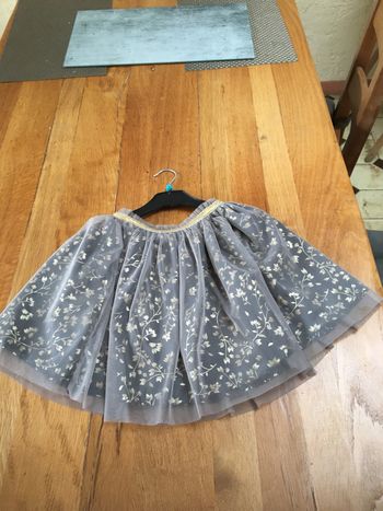 Jupe grise et dorée