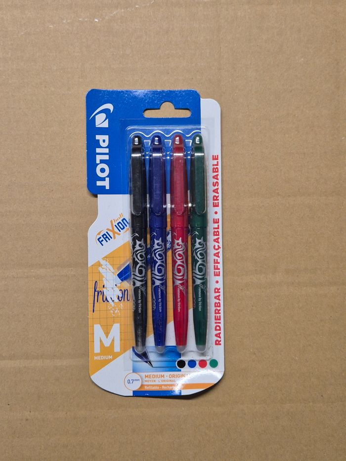 Blister 4 stylos Pilot Frixion M