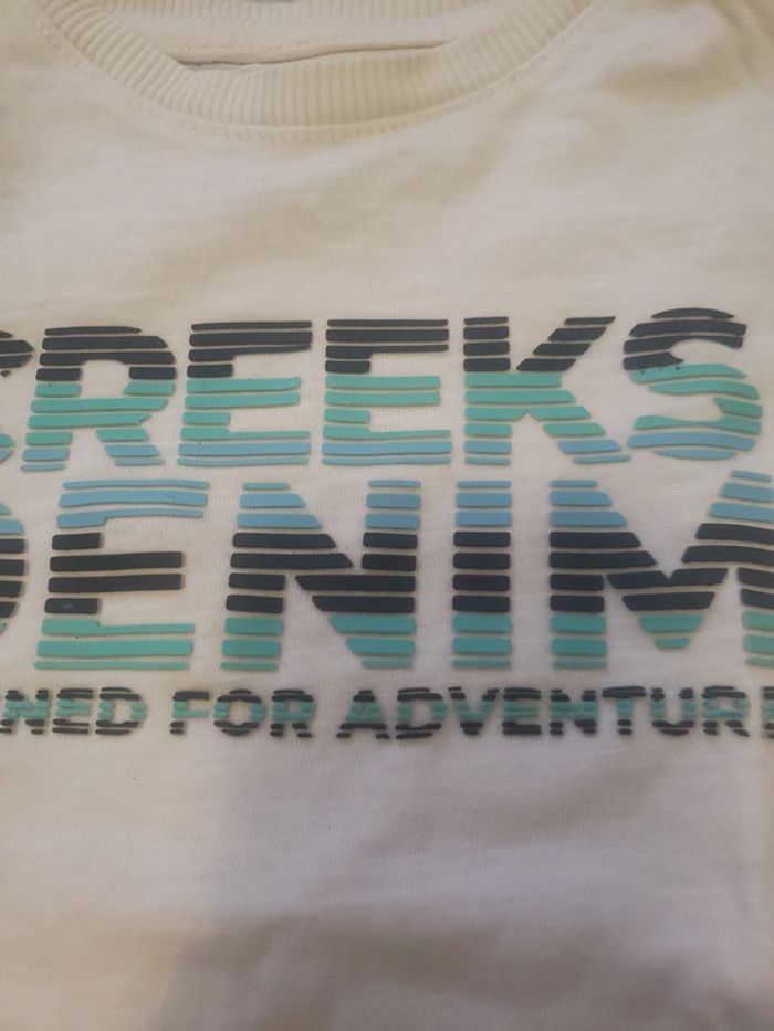 T-shirt manches courtes blanc creeks 4 ans - photo numéro 2