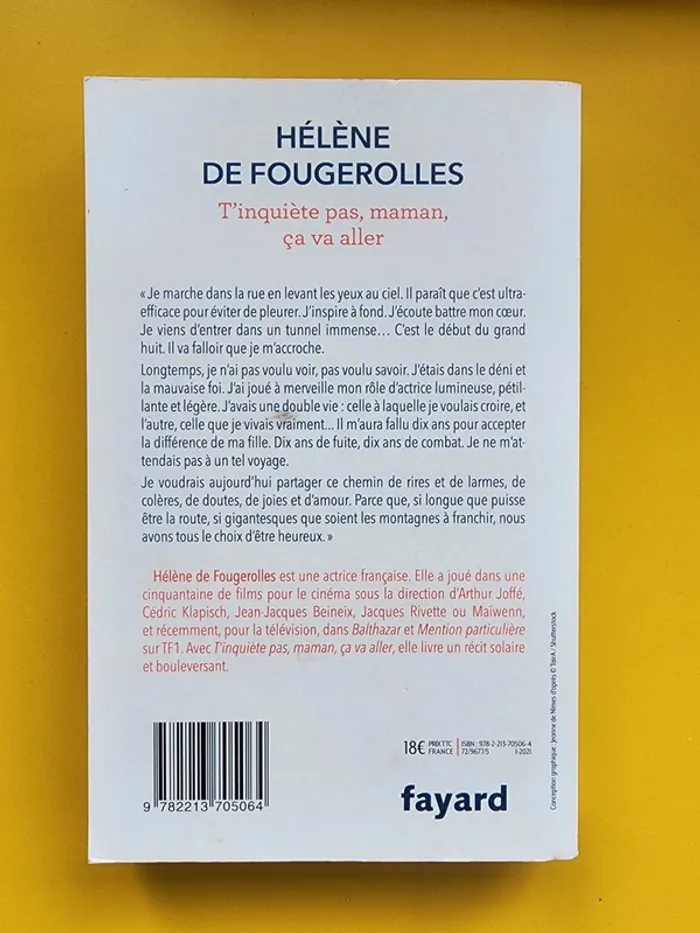 Livre broché "t'inquiète pas, maman, ça va aller" de Hélène De Fougerolles - photo numéro 2