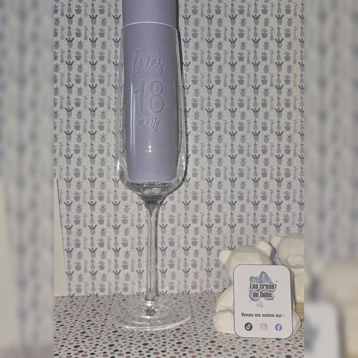 Flute à champagne personnalisé