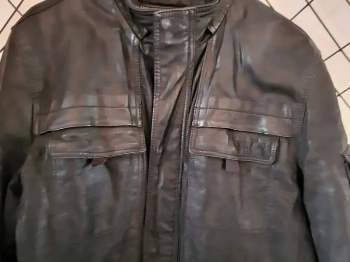 💦 Veste Cuir taille L - photo numéro 6