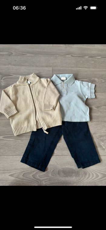 Ensemble taille 12 mois