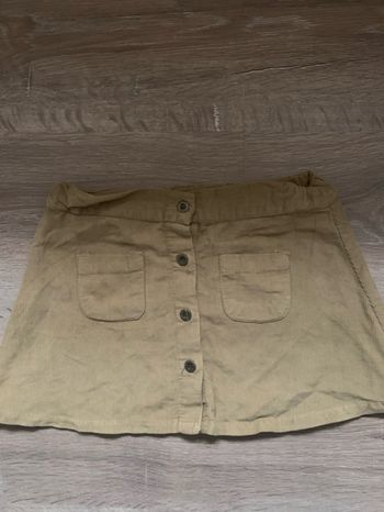 Jupe fille velours côtelé Charlie et prune 4 ans