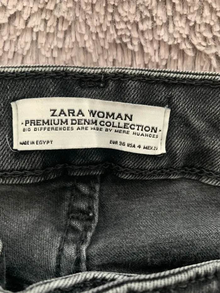 Jean’s gris Zara taille S/36 - photo numéro 4