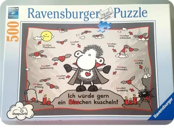 Puzzle 500 pièces "Mouton-Vampire" complet