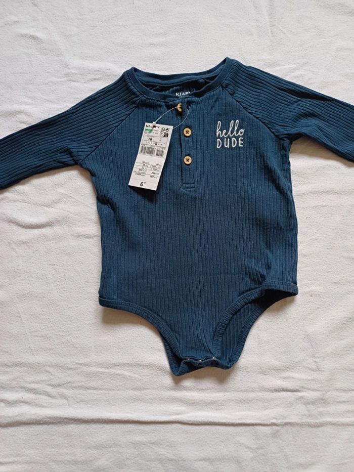 Body habillé taille 18 mois neuf - photo numéro 2