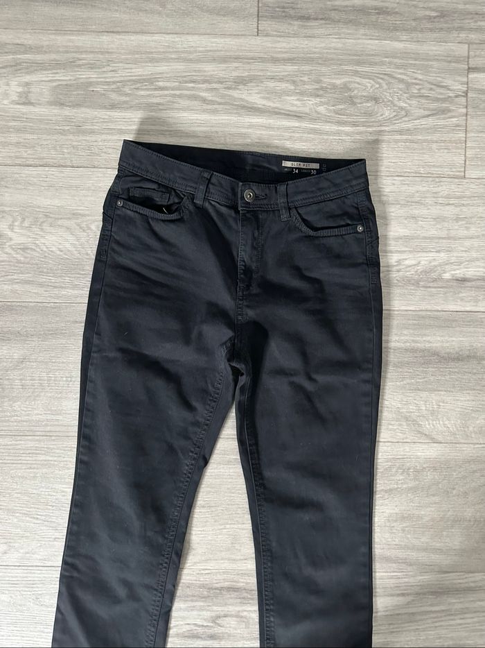 Jean denim slim fit noir EDC T36/38 S/M - photo numéro 2