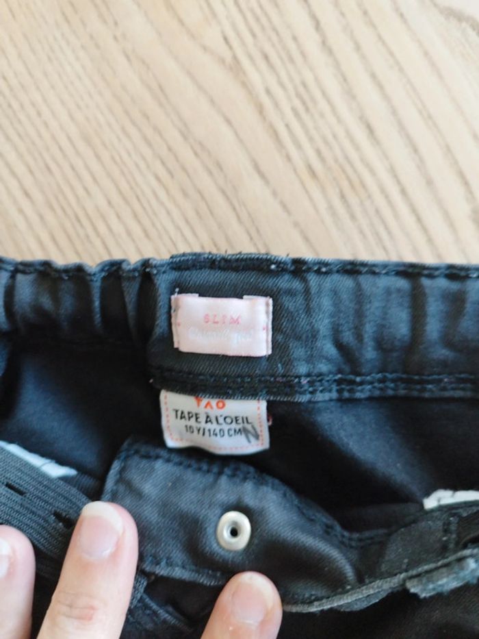Pantalon slim simili fille - photo numéro 5