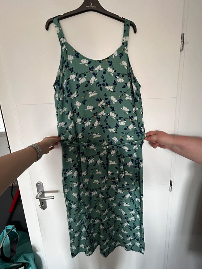 Robe longue à fleurs