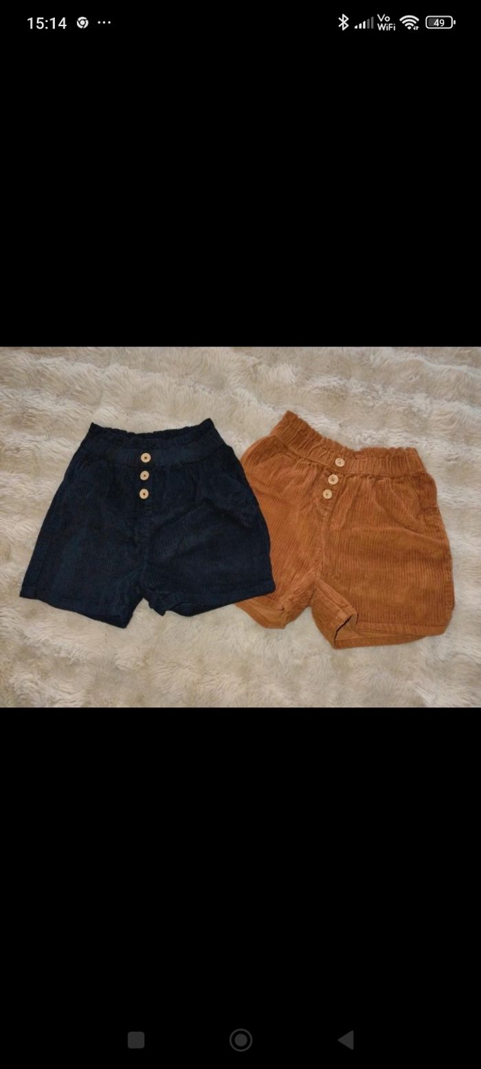 Shorts velour TAO 12 ans