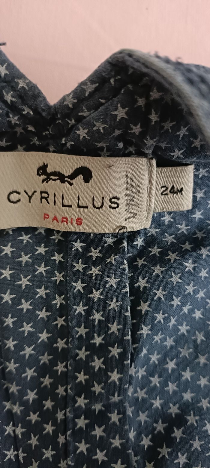 Salopette en jeans Cyrillus 24 mois - photo numéro 3