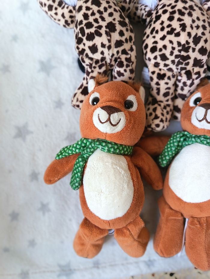 Lot de 5 peluches animaux - photo numéro 2