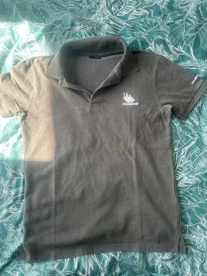 Polo gris manche courte
