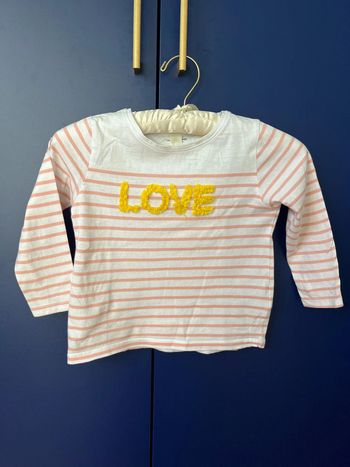 Teeshirt marinière 6 ans