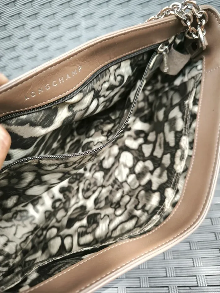 Sac à main bandoulière cuir Amazone Longchamp - photo numéro 6