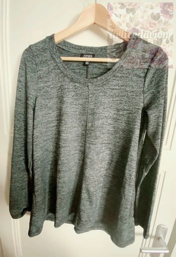 Teeshirt gris chiné matière très confortable yoga Pilate gym