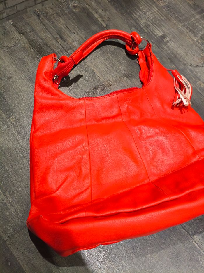 Sac a main neuf corail rouge