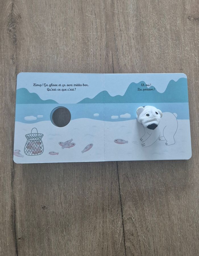 Grand livre marionnette L'ours Flocon - photo numéro 3