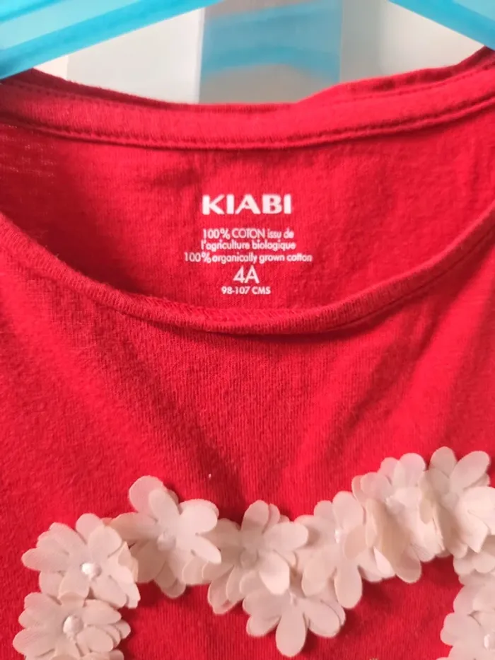 T-shirt manches longues taille 4ans kiabi - photo numéro 2