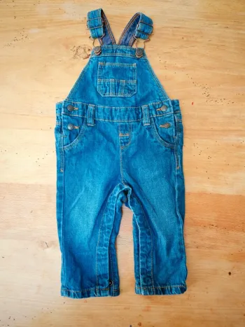 Salopette en jean 9 mois