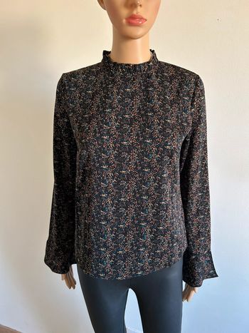 Blouse imprimée à manches longues Molly Bracken taille XS jamais portée