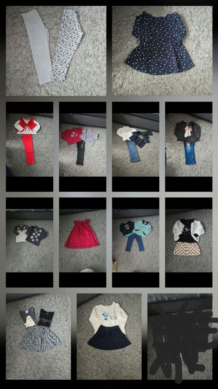 Lot de vêtements fille 3 ans(28 articles) - photo numéro 2