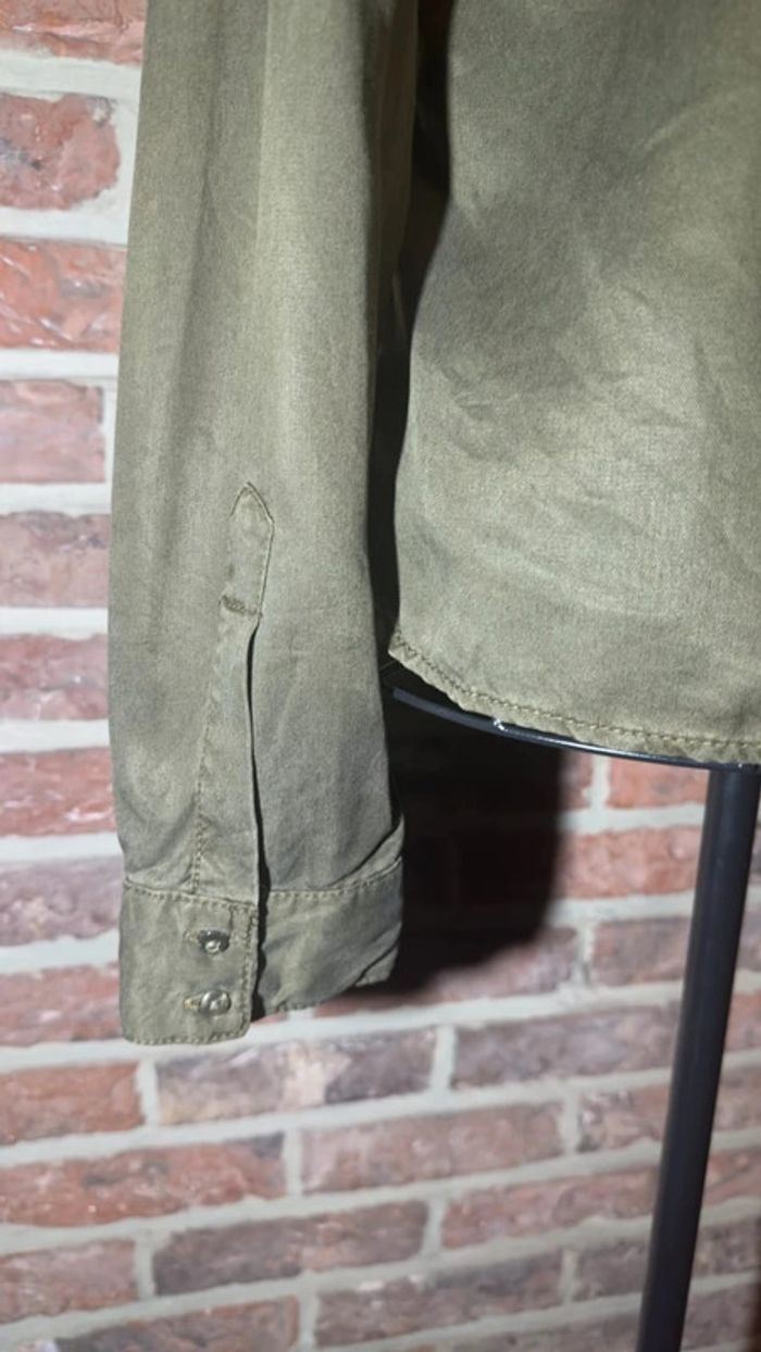 Chemise kaki Zara Taille XS / 34 - photo numéro 10