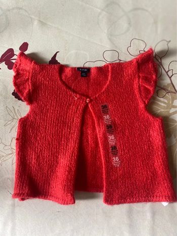 Gilet kiabi fille laine 36 mois
