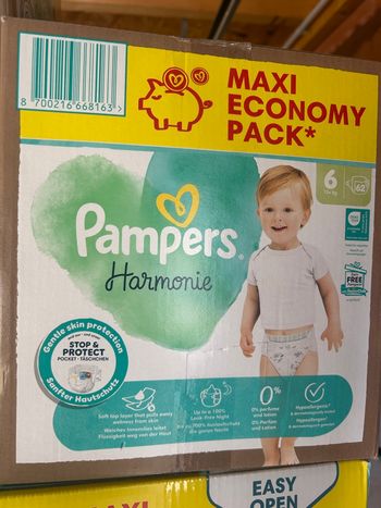 Maxi économie pack Pampers harmonie t6