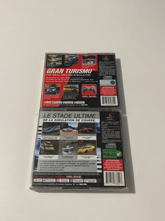 Lot Gran Turismo 1 & 2 - OK - PS1 - photo numéro 2