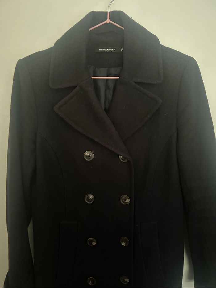 Manteau femme long Monoprix Taille 36 élégant - photo numéro 3