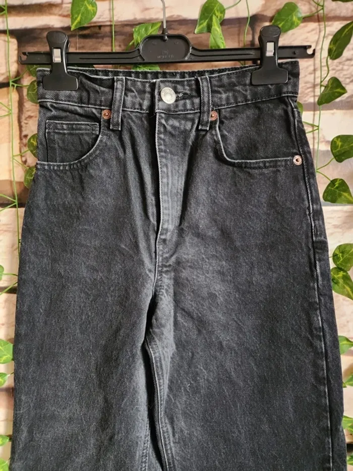 🌸Jeans Noir Jambes larges Zara Taille 32🌸 - photo numéro 4