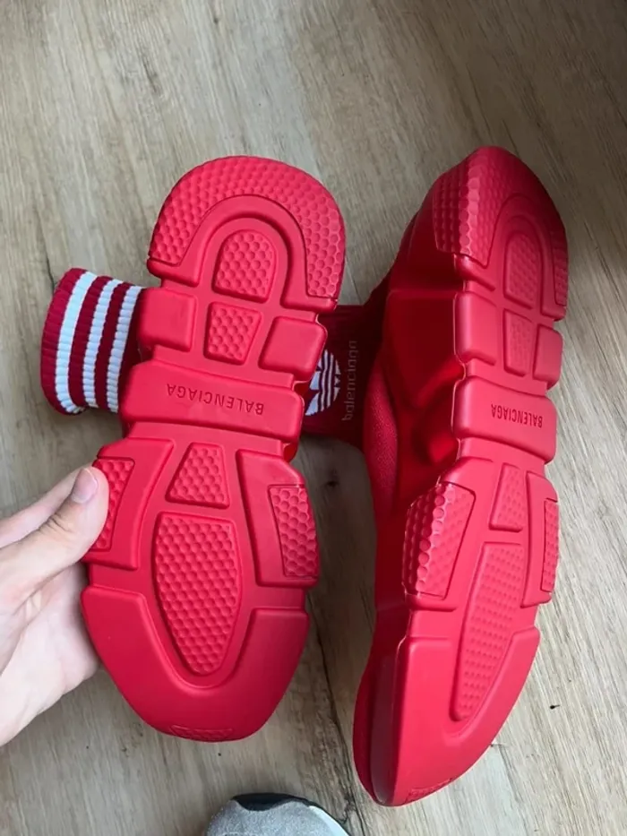 Balenciaga X Adidas Speed Traîner Red 38 - photo numéro 3