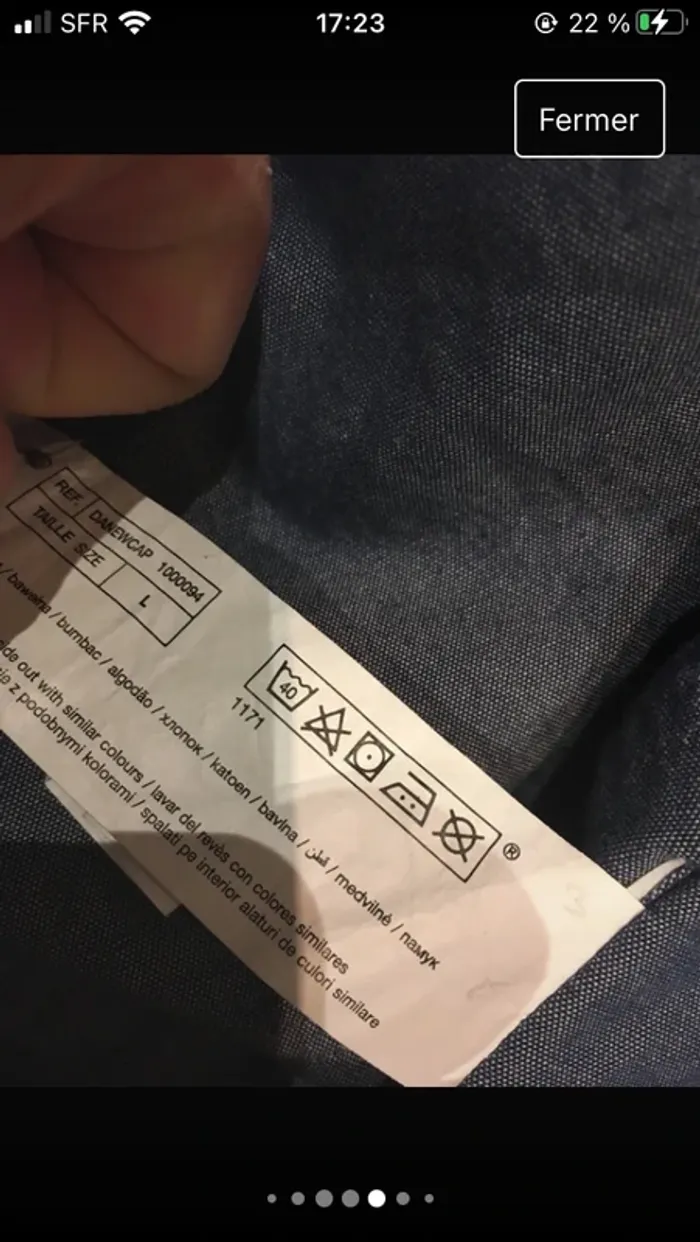 Superbe Marinière homme en L excellent état de la boutique Celio - photo numéro 9