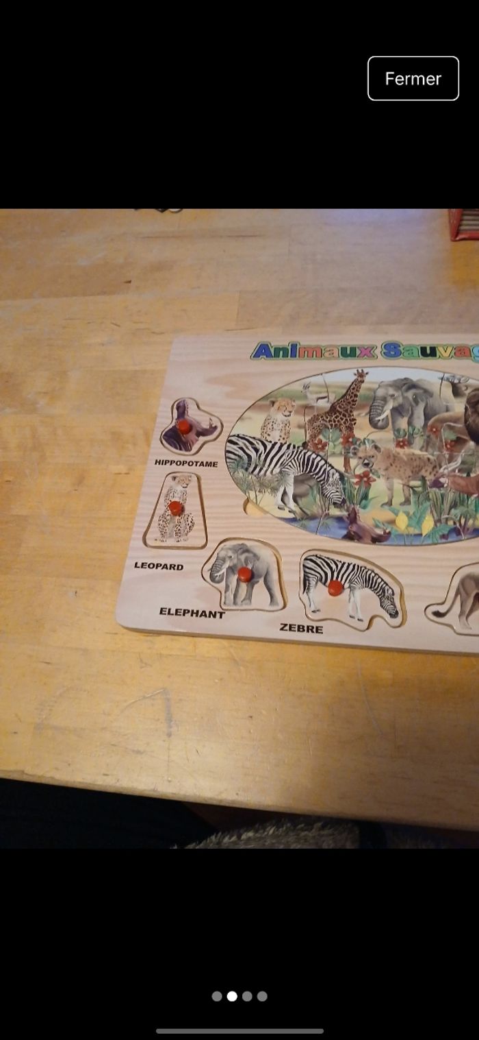 Puzzle en bois - photo numéro 2