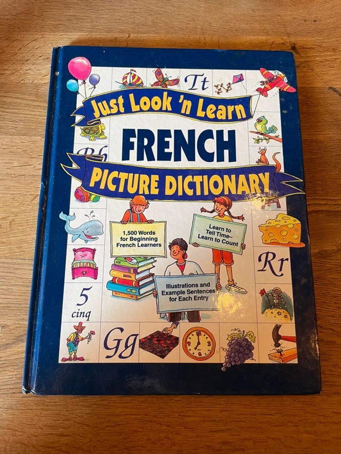 Livre Just Look’n French Picture dictionary