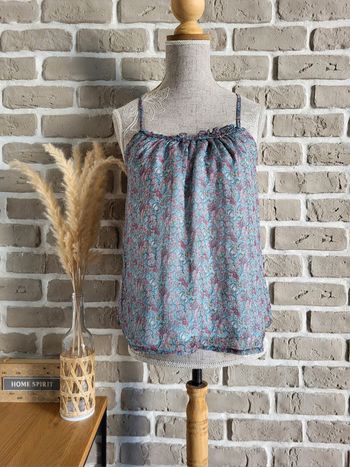 Blouse à fines bretelles fluide et fleuri La Redoute - Neuve