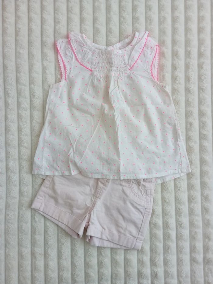 Ensemble fille 6/9mois 🌼🌸