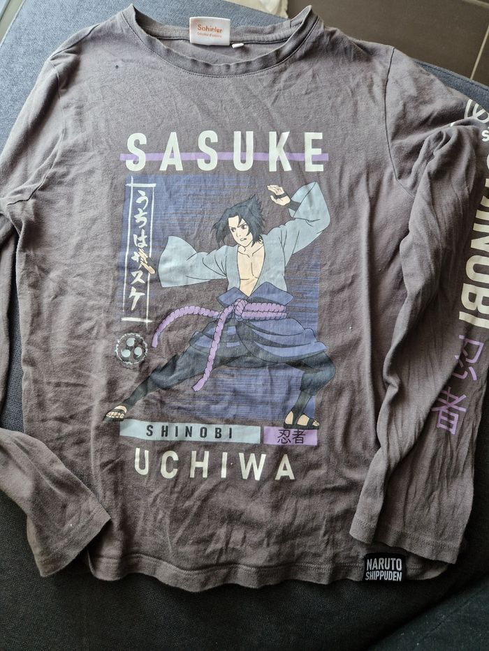 Tee-shirt manche longue naruto - photo numéro 2