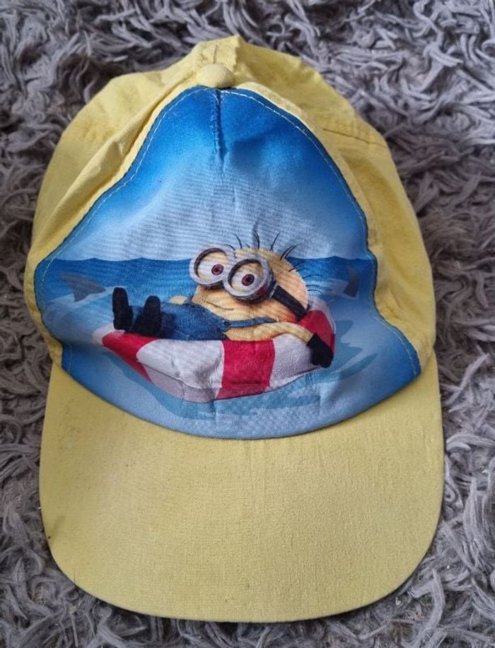 Casquette  garçon minions jaune