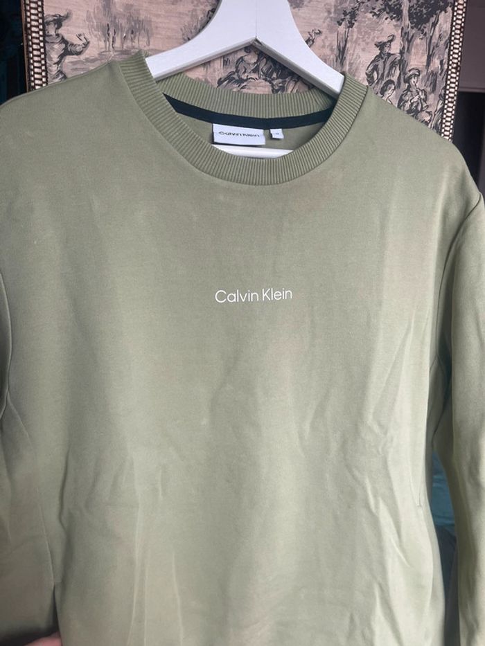 Pull Calvin Klein Vert Homme - photo numéro 2