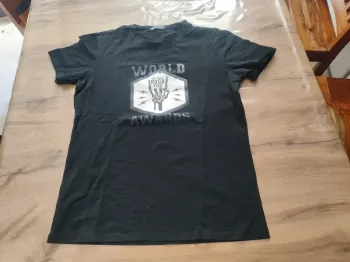 T-shirt David Copper Noir Taille L - Basique indémodable ! Prix mini !