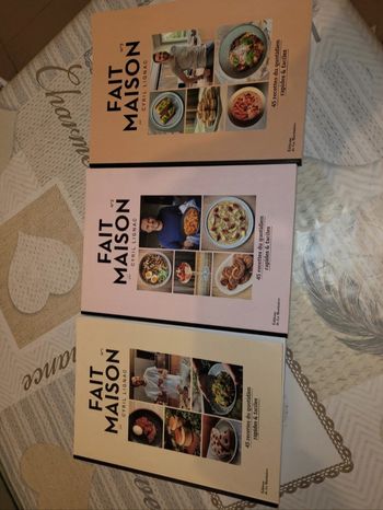 Lot 3 livres Fait Maison Cyril Lignac neufs