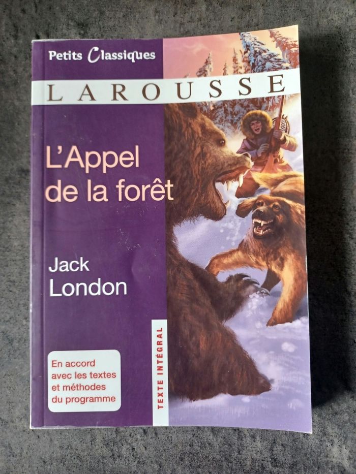 Livre l'appel de la forêt