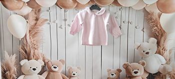Dessus pyjama velours Fille – Rose – 6-9 mois (68 cm)