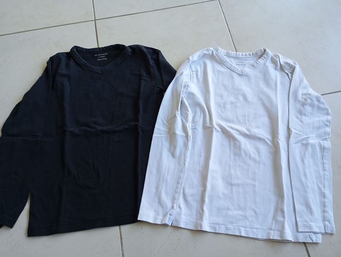 Lot de maillots de corps tee shirt 10/12 ans neuf - photo numéro 2