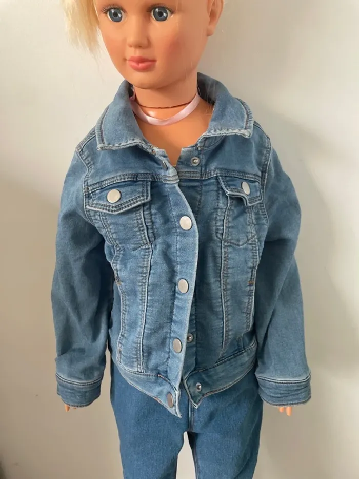 Veste en jean fille