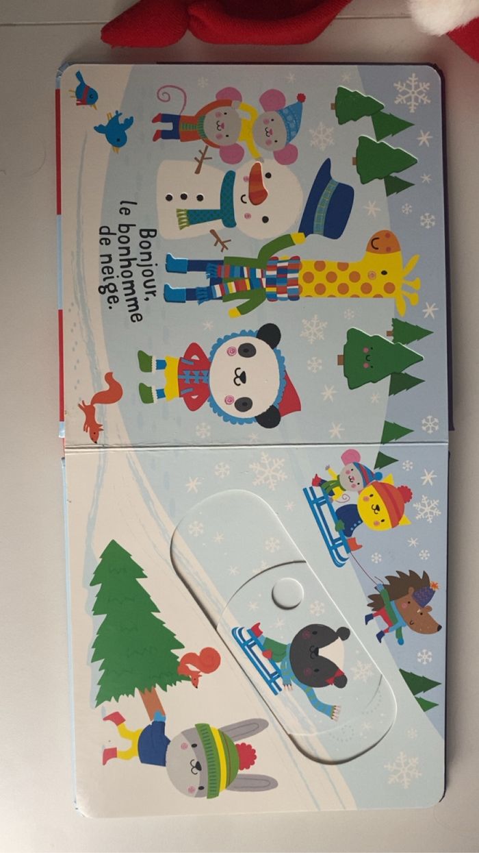 Livre imagier de Noël + doudou offert - photo numéro 2