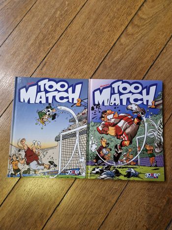Lot de 2 bd too match tome 1 et 2